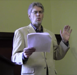 FG reading from The Parliament of Poets